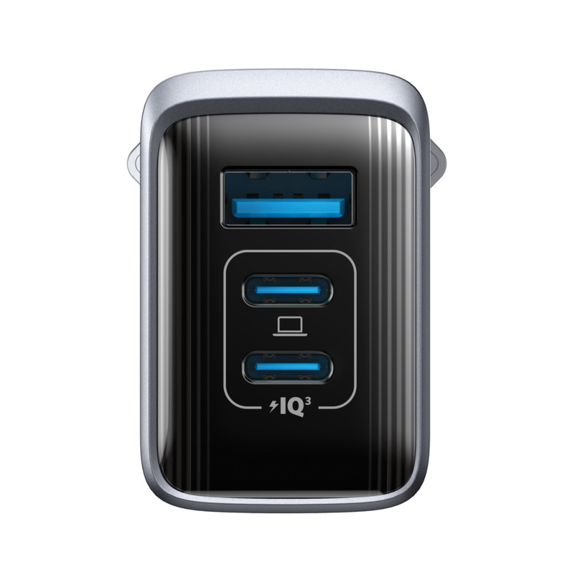 Anker Prime 100 W GaN nabíjačka s 3 portmi sivá 2