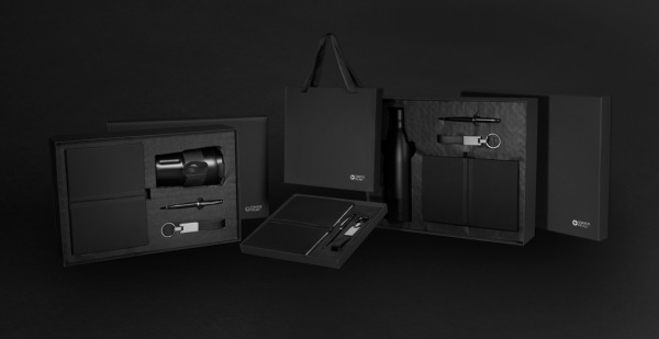 Swiss Peak RCS certifikovaná darčeková business sada čierna 6