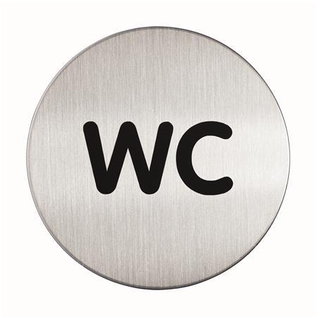 Informačný piktogram, samolepiaci, DURABLE "WC"