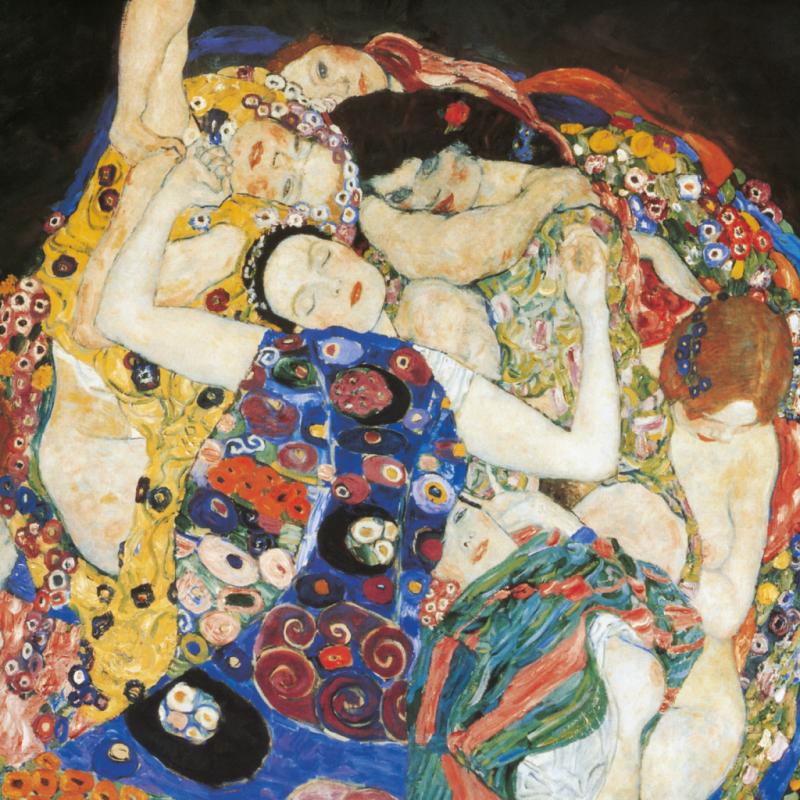 NOTIQUE Poznámkový kalendár Gustav Klimt 2025, 30 x 30 cm