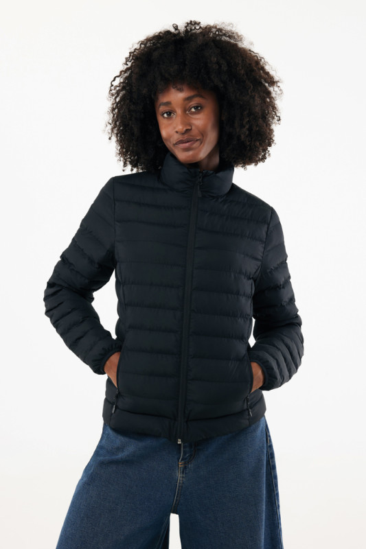 IQONIQ Maiko dámska prešívaná bunda z rec. polyesteru čierna XXL 8