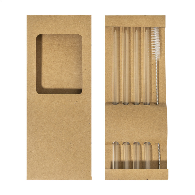 Borosip sada sklenených slamiek 4