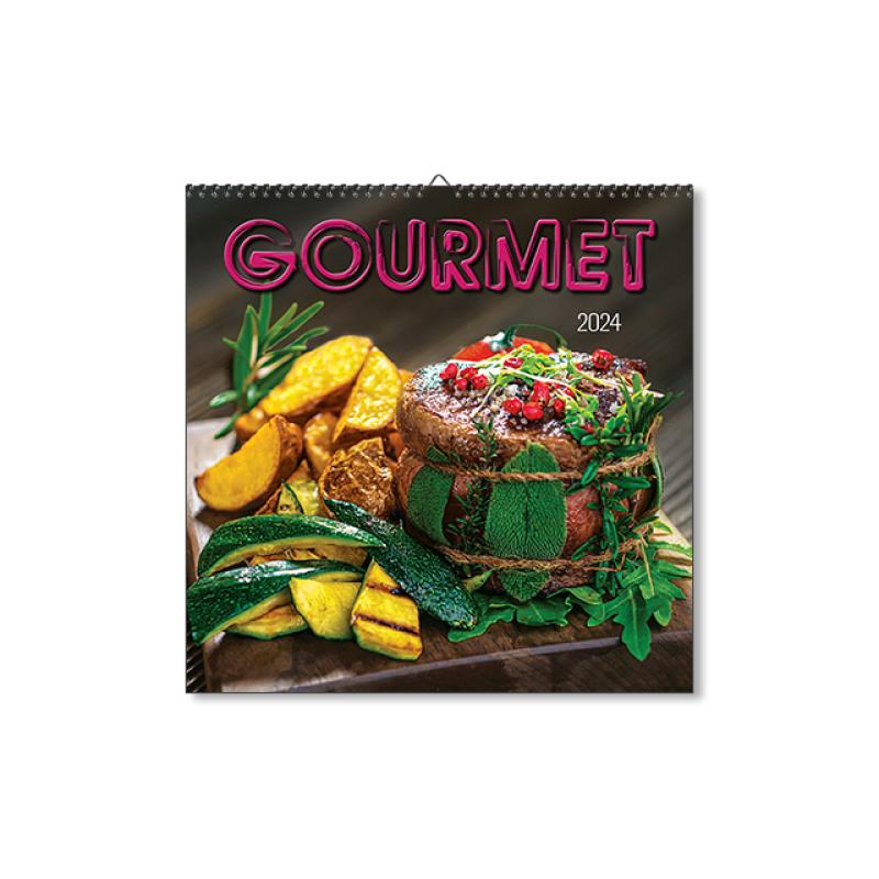 Nástenný kalendár Gourmet 2024