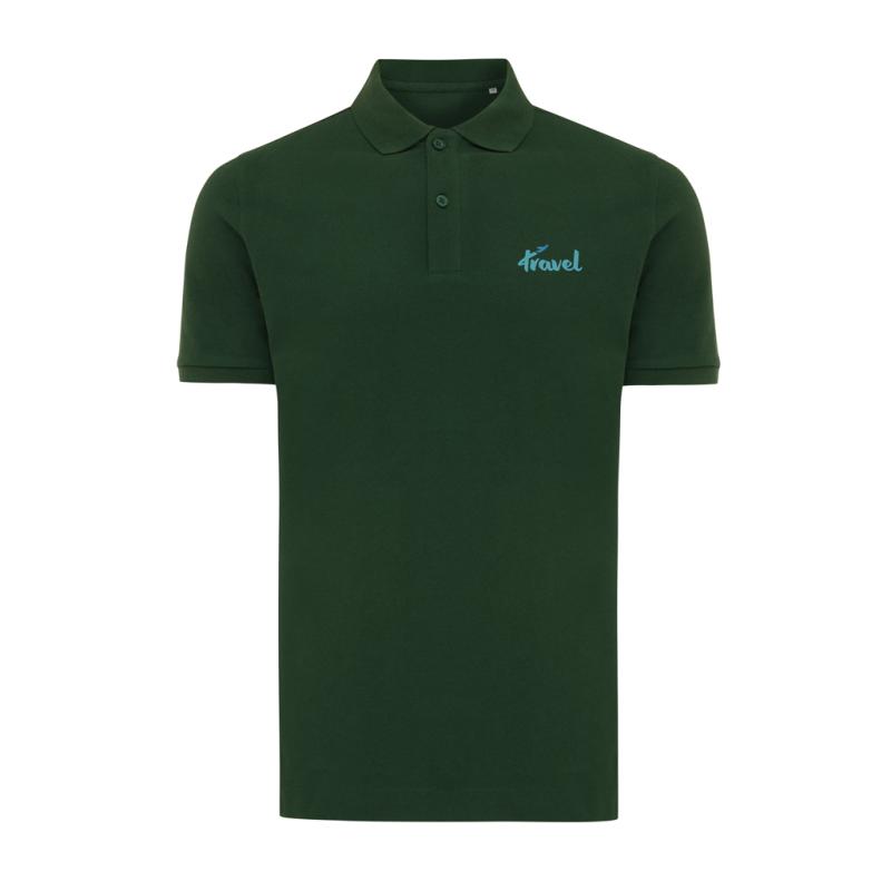 Polo tričko IQONIQ Yosemite z recykl. bavlny forest green XXS 2