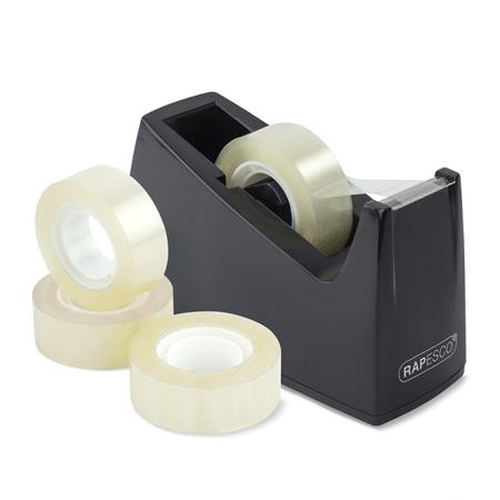 Dispenzor na lepiacu pásku, RAPESCO "300", čierny 2