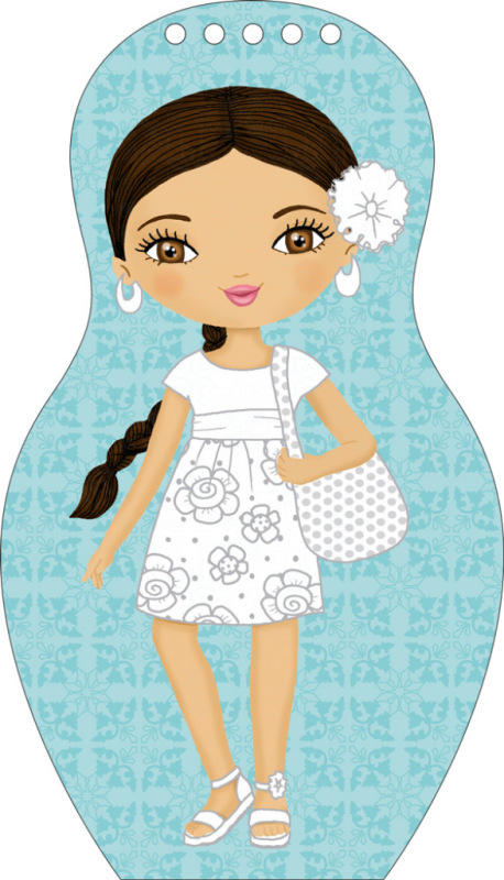 Obliekame španielske bábiky INES – Maľovanky 6