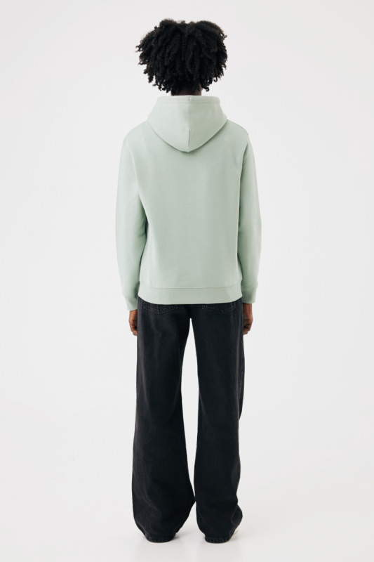 IQONIQ Joshua Unisex mikina s kapucňou z rec. bavlny Iceberg green M 8
