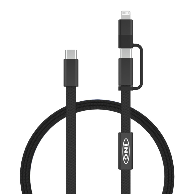Arc RCS 60W 120 cm 2 v 1 rýchlonabíjací kábel čierna 4