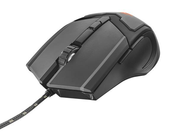 Myš, optická, USB, hracia, TRUST "GXT101 Gav", čierna