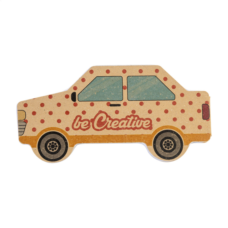 CreaStick Car Eco samolepiaci blok na poznámky na zákazku 2