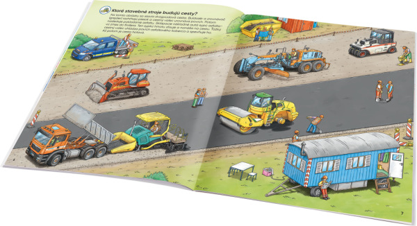 Môj prvý samolepkový zošit – STAVEBNÉ STROJE 2