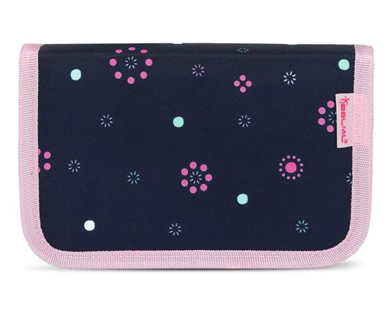 Peračník, 2 vyklápacie chlopne, na zips, BELMIL "Midnight Butterfly"