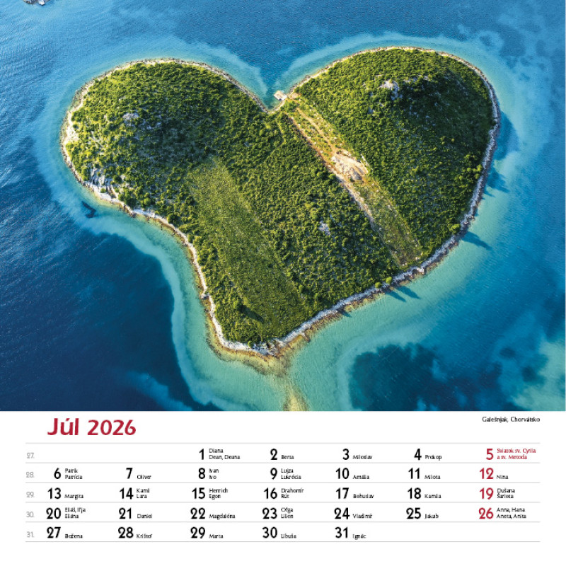 Nástenný kalendár Svet ticha 2026 7