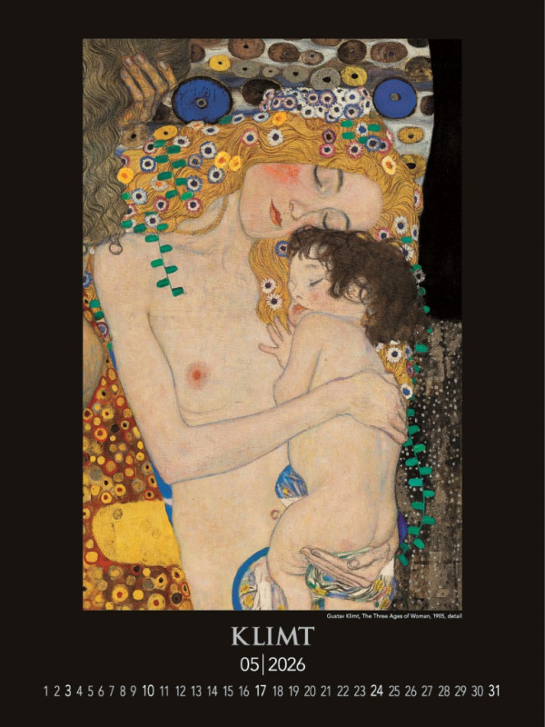 Nástenný kalendár Gustav Klimt 2026 5