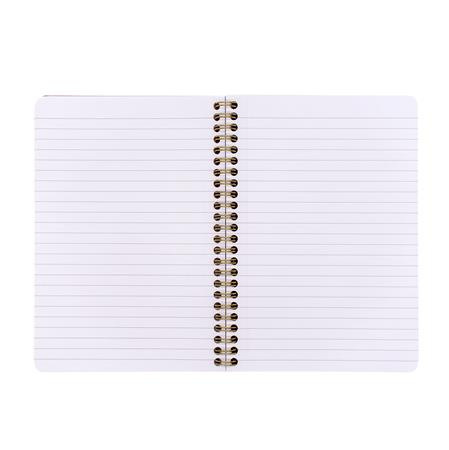 Špirálový zošit, A5, linajkový, 100 listov, PUKKA PAD "Floral Jotta Notebook", mix 9