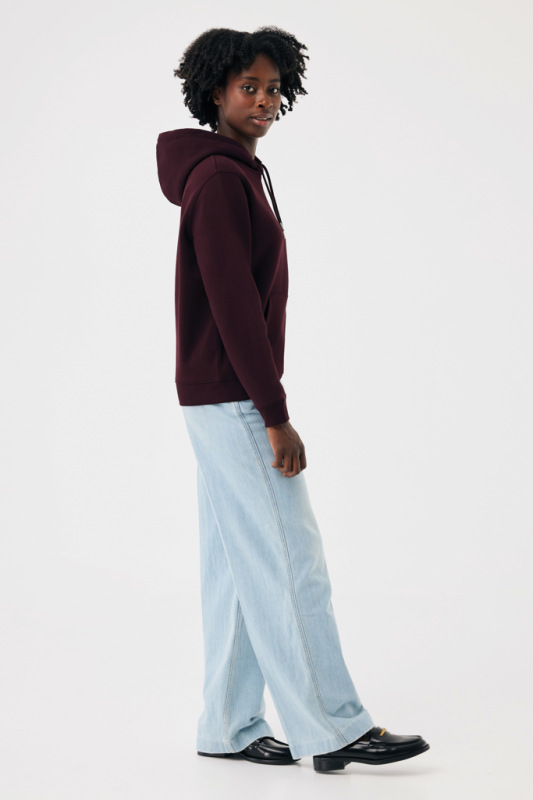 IQONIQ Joshua Unisex mikina s kapucňou z rec. bavlny merlot XS 6