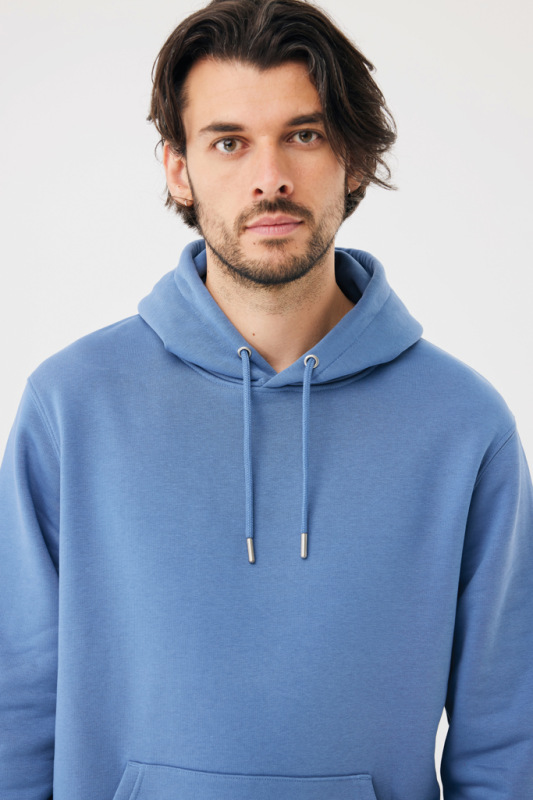 IQONIQ Joshua Unisex mikina s kapucňou z rec. bavlny moon blue L 15