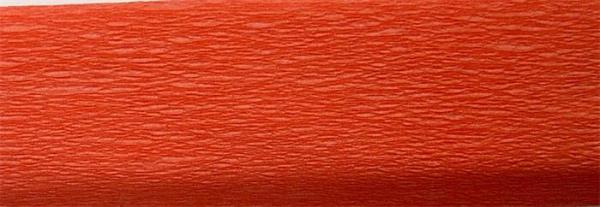Krepový papier, 50x200 cm, VICTORIA, farba: červený pomaranč