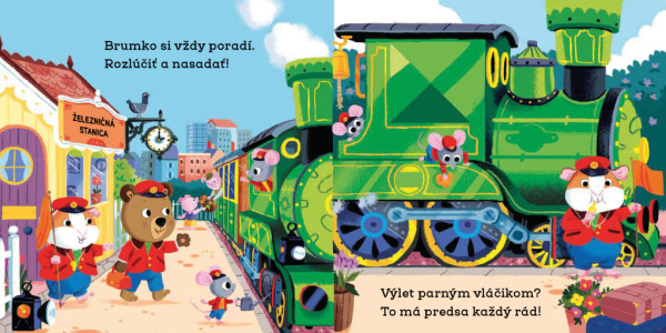 BRUMKO ROZUMKO RUŠNOVODIČOM – Obrázky s pohyblivými prvkami 1