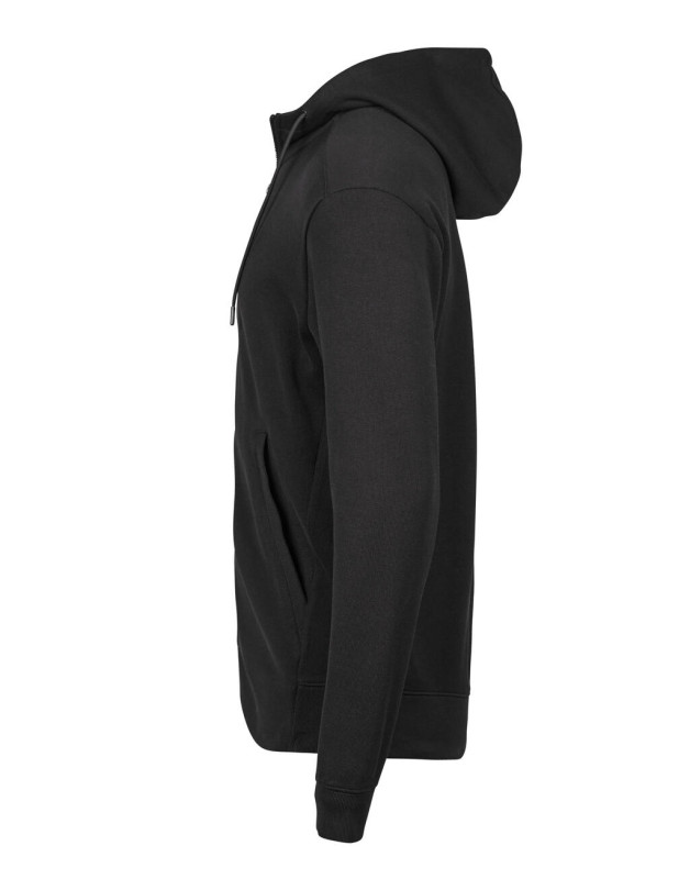 Mikina s kapucňou a zipsom Ribbed Interlock 4