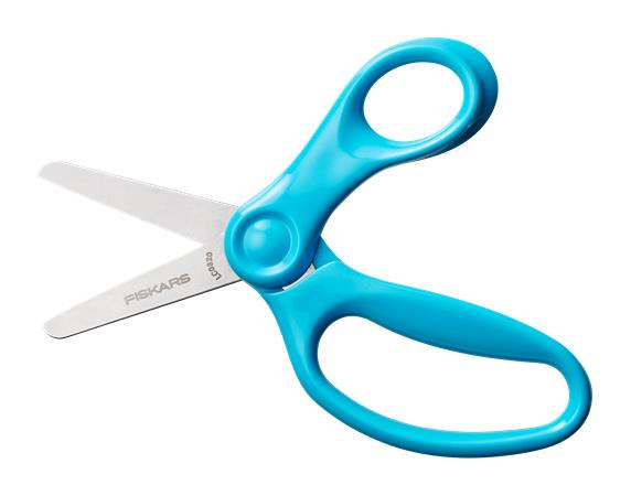 Nožnice, školské, 13 cm, FISKARS, tyrkisové 2