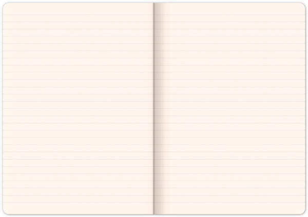 NOTIQUE Notes Vivella Classic čierny/modrý, linajkovaný, 15 x 21 cm 4