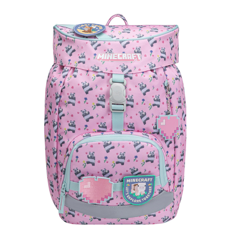 BAAGL SADA 3 Airy Minecraft Panda: batoh, peračník, vrecko 1