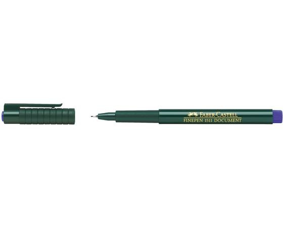 Liner, 0,4 mm, FABER-CASTELL "Finepen 1511", modrý 1