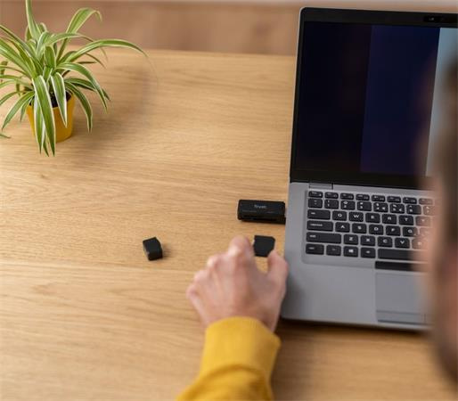 Čítačka kariet, pre SD + MicroSD kartu, USB 3.2 gen1, "TRUST Nanga", čierna 4