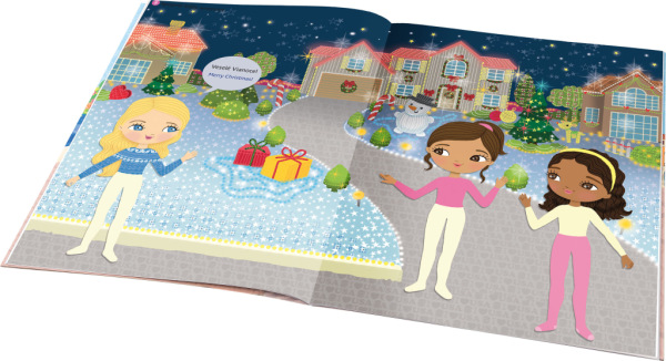 Šaty z celého sveta VIANOCE ─ Kniha samolepiek 1