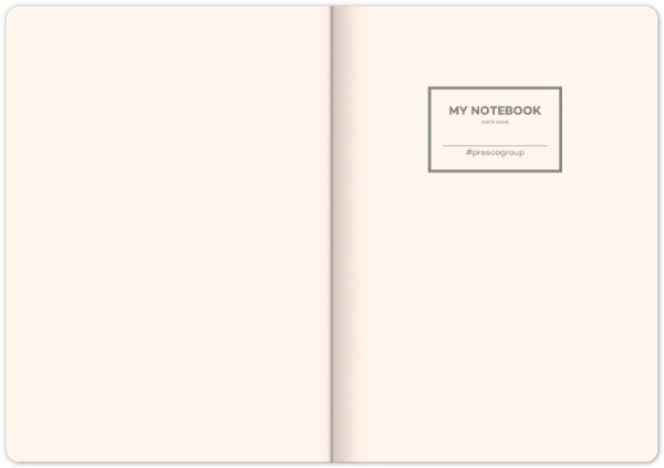 NOTIQUE Notes Vivella Classic modrý/biely, bodkovaný, 15 x 21 cm 3