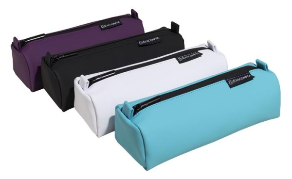 Peračník, na zips, polkruh, EXACOMPTA "Titane", mix farieb 2