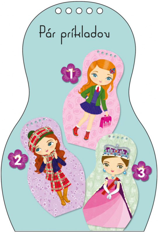 Obliekame britské bábiky KATE – Maľovanky 1