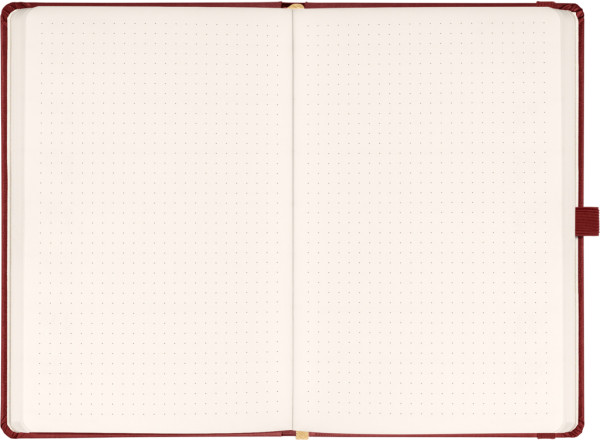NOTIQUE Notes Aprint Neo, vínový, bodkovaný, 15 x 21 cm 1