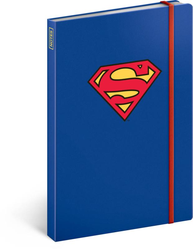 NOTIQUE Notes Superman – Symbol, linajkovaný, 13 x 21 cm
