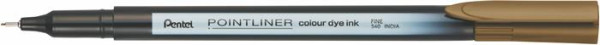 Liner, 0,4 mm, PENTEL "Pointliner", hnedý 1