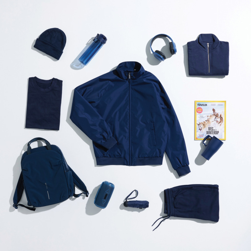 IQONIQ Odin mestská bunda z recyklovaného polyesteru námornícka modrá XXS 18