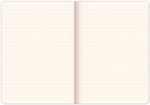 NOTIQUE Notes Vivella Classic čierny/modrý, linajkovaný, 15 x 21 cm 1