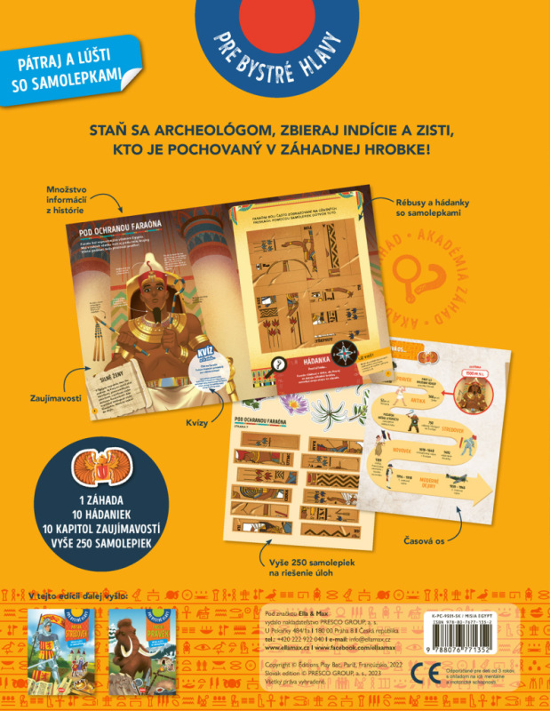 MISIA EGYPT – Pátraj a lúšti so samolepkami 7