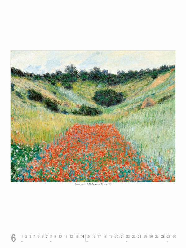 Nástenný kalendár Claude Monet 2026 7