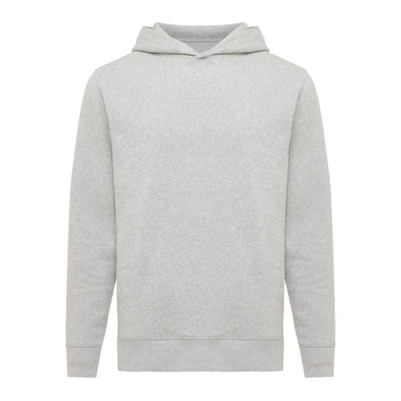 Mikina s bočnými vreckami Iqoniq Yengo z rec. bavlny light heather grey XL 1