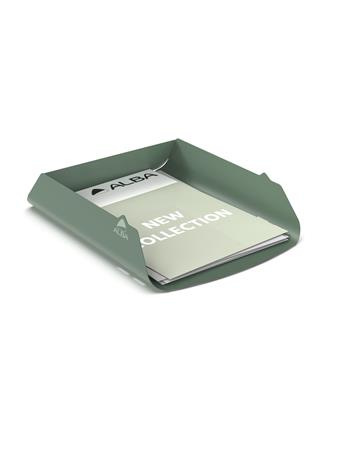 Odkladač, kovový, ALBA, zelený 2