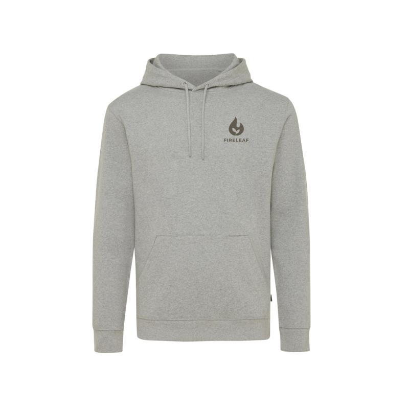 Nefarbená mikina s kapucňou Iqoniq Torres z recykl. bavlny heather grey 4XL 8