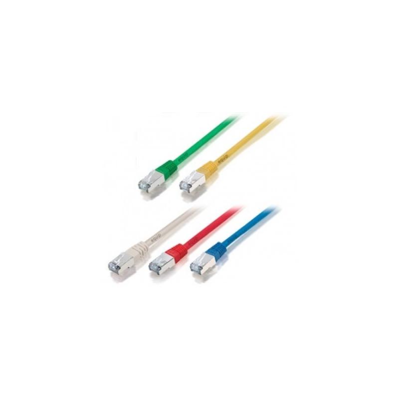 Sieťový kábel, F/UTP, Cat5e, 3 m, EQUIP, béžový