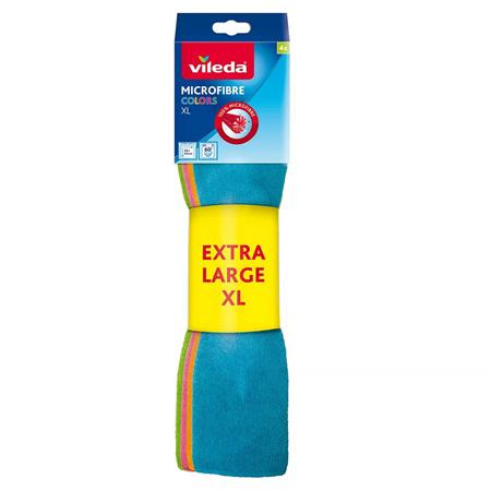 Utierka, s mikrovláknom, 4 ks, VILEDA "Colors" 1