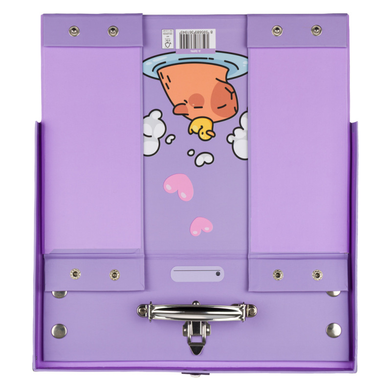 BAAGL Skladací školský kufrík Kapybara s kovaním 3