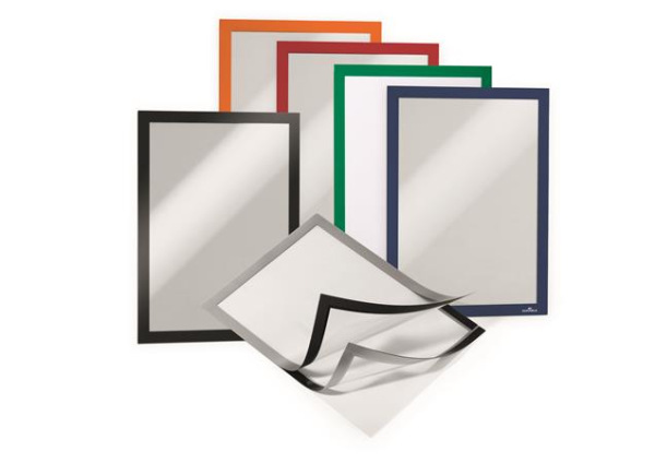 Informačný panel, A4, samolepiaca zadná strana, DURABLE "DURAFRAME®", zelený 2