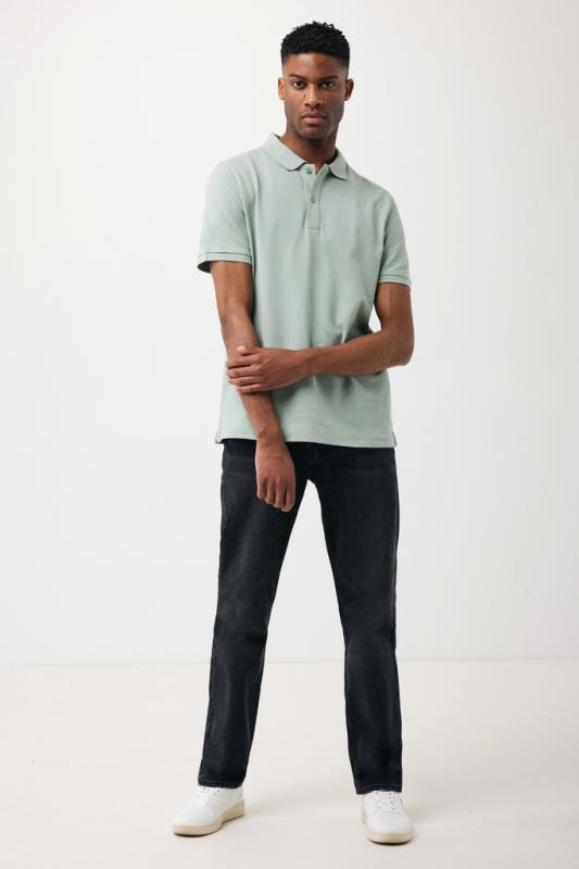 Polo tričko IQONIQ Yosemite z recykl. bavlny Iceberg green XXS 9