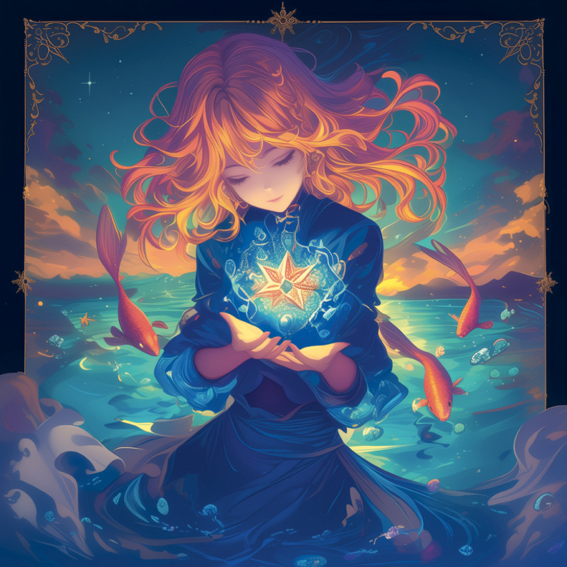 NOTIQUE Grid calendar Anime Zodiac 2027, 30 x 30 cm 4