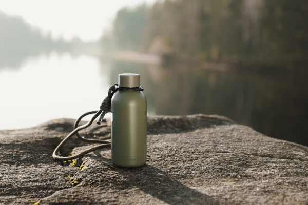 VINGA Parks RCS fľaša z nehrdzavejúcej ocele, 400 ml zelená 9